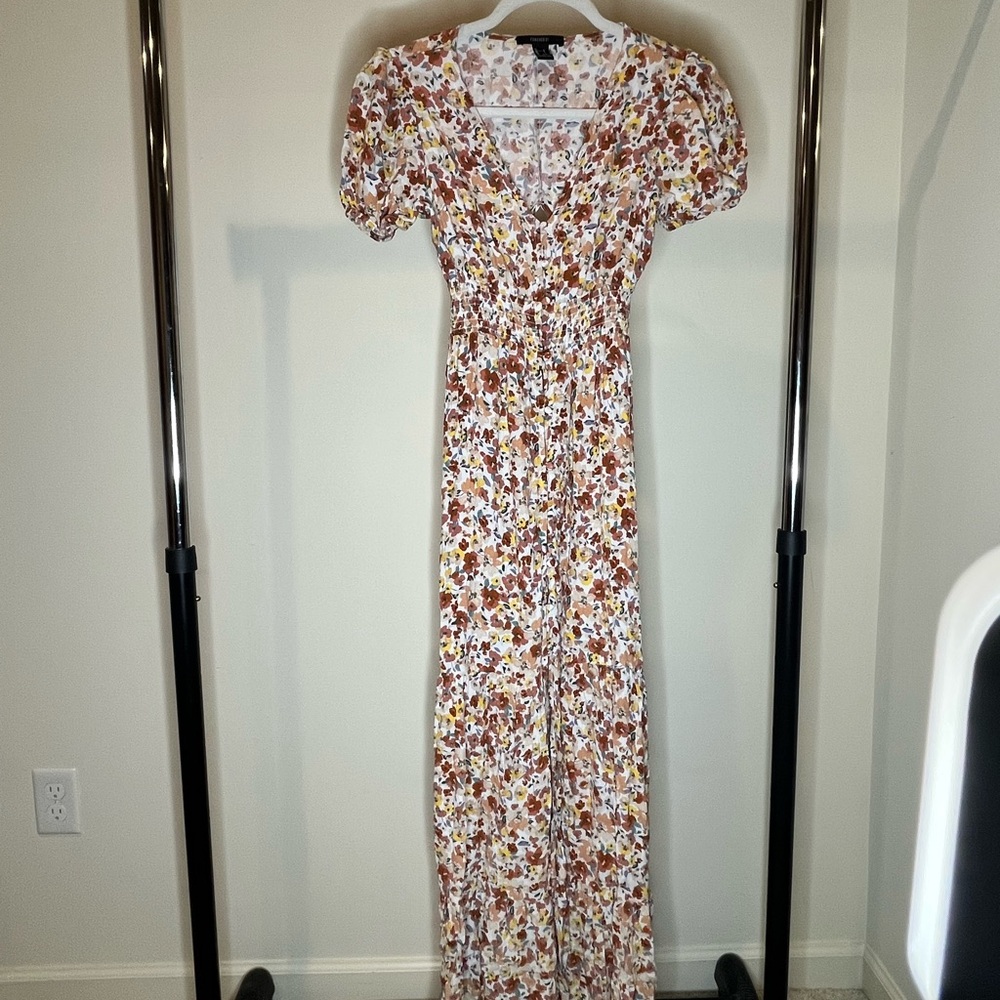 Forever 21 Multicolor Floral Maxi Dress